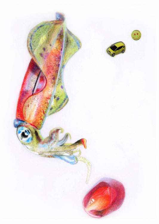 Limited Edition “Cramming” A5 Art Print